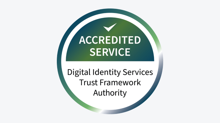 Mark of an Accredited Service from the Digital Identity Services Trust Framework Authority